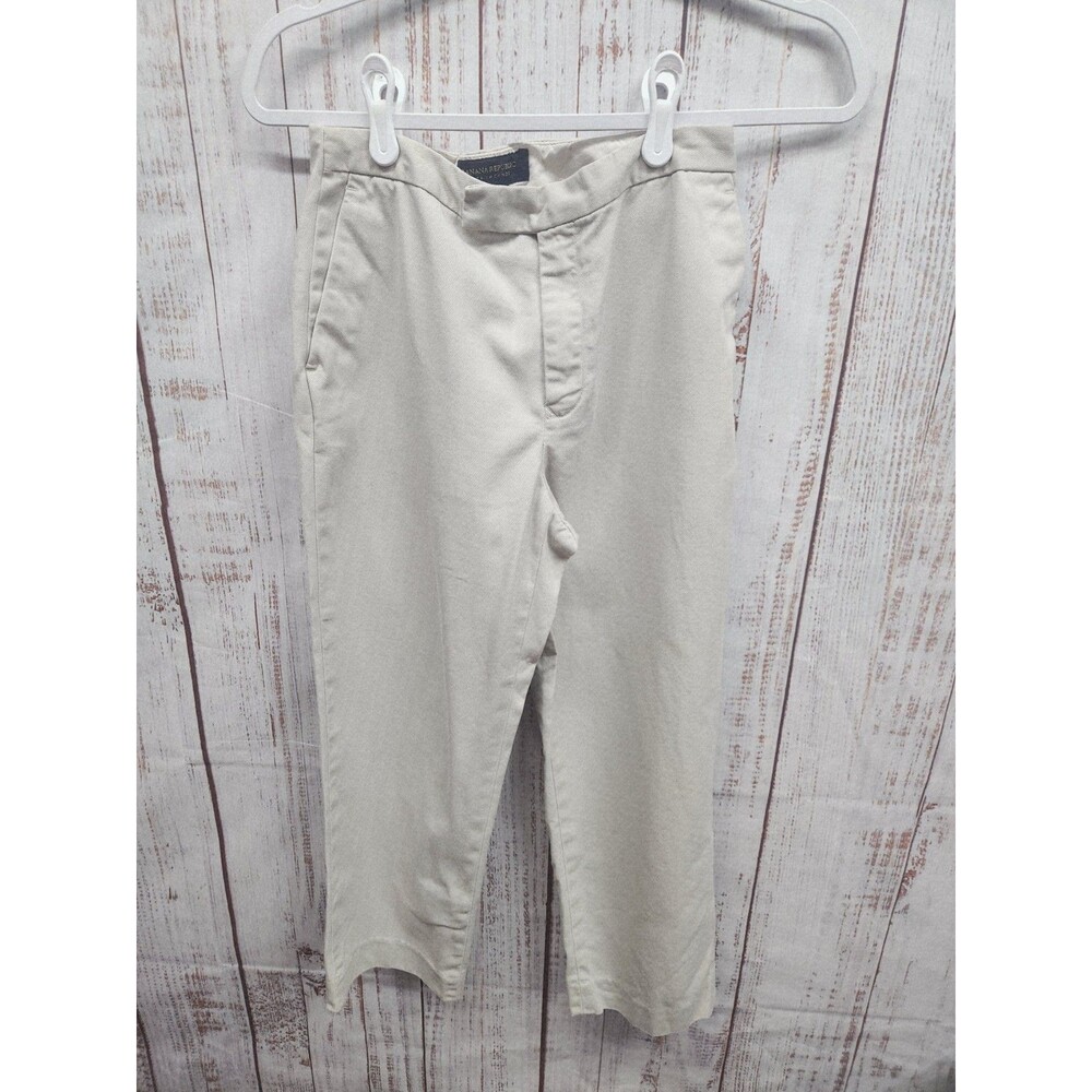 Banana Republic Womens 4R Premium Chino Khaki Elegant Business Fitting Casual